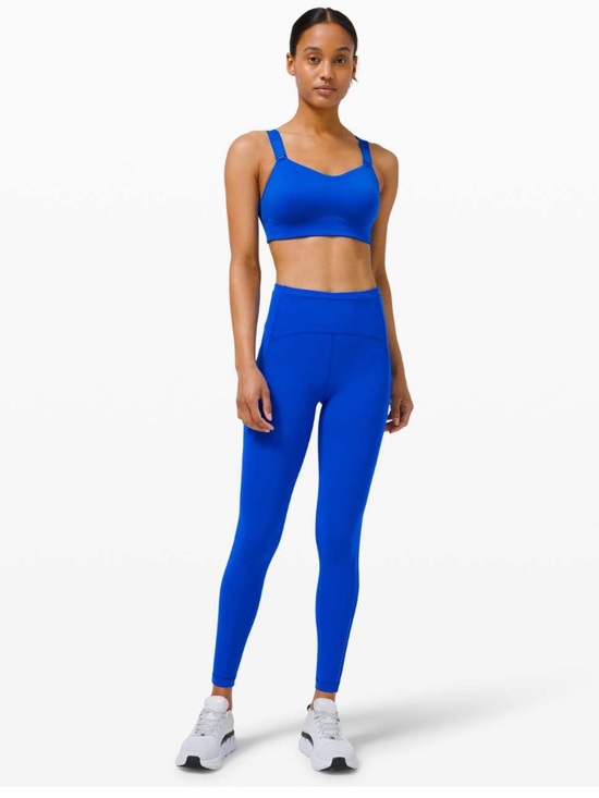 lululemon athletica Pants - Lululemon Swift Speed High-Rise Run Tight 28" Cerulean Blue Full Length 4 Small